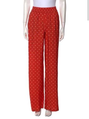 Alexis Red Polka Dot Wide-Leg Pants
